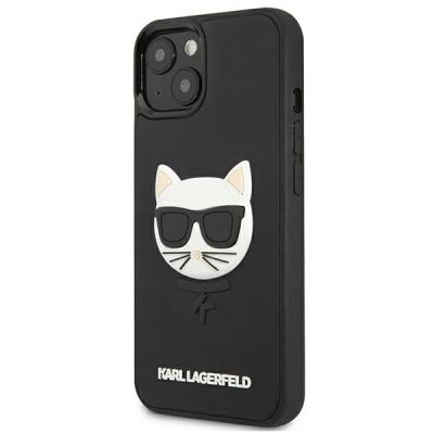 2. Etui Karl Lagerfeld 3D Rubber Choupette na iPhone 13 mini - czarne