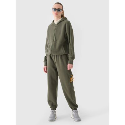 7. Bluza dresowa rozpinana z kapturem damska 4F 4FRAW24TSWSF2055-43S