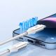 3. Kabel Orico CDX 100W 5A Power Delivery USB-C - USB-C 1m - biały