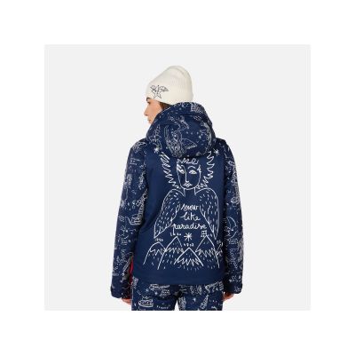 3. Kurtka narciarska damska ROSSIGNOL W JCC SUBLIM JKT granatowa