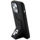 9. Etui Karl Lagerfeld Gripstand Saffiano Karl&Choupette Pins na iPhone 13 Pro / 13 - czarne