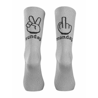 Skarpety rowerowe NORTHWAVE Sunday Monday Sock szary