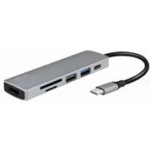 LogiLink UA0343 stacja dokująca USB 3.2 Gen 1 (3.1 Gen 1) Type-C Aluminium