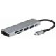 LogiLink UA0343 stacja dokująca USB 3.2 Gen 1 (3.1 Gen 1) Type-C Aluminium