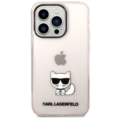 3. Etui Karl Lagerfeld Choupette Body na iPhone 14 Pro Max - różowe
