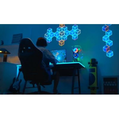 5. Govee H606A Glide Hexagon Light Panels Ultra 7-pack | Oświetlenie LED | RGBIC, 2.4GHz Wi-Fi, Bluetooth