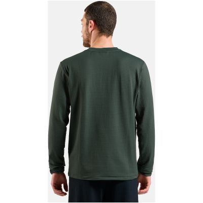 3. Bluza bez kaptura Odlo Mid Layer ESSENTIAL THERMAL zielona