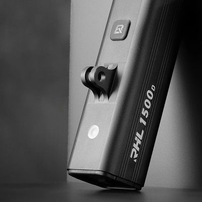 6. Lampka rowerowa Rockbros RHL1500 przednia 5000mAh 1500lm IPX6 - czarna