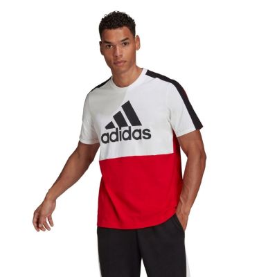 7. Koszulka adidas Essentials Colorblock Single Jersey Tee M HE4330