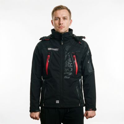 21. Kurtka Geographical Norway Techno Softshell  M WU6068-GN-BLACK