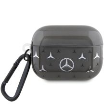 Etui Mercedes Large Star Pattern na AirPods Pro 2 (2022/2023) - czarne