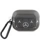 Etui Mercedes Large Star Pattern na AirPods Pro 2 (2022/2023) - czarne