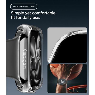 7. Etui Spigen Thin Fit na Apple Watch 46 mm - przezroczyste
