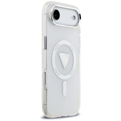 3. Etui Guess IML Gradient Triangle Logo MagSafe na iPhone Air - przezroczyste