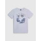 5. T-shirt regular z nadrukiem damski 4F 4FRAW26TTSHF4374-34S