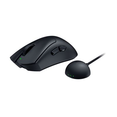 Razer DeathAdder V4 Pro myszka Gaming Po prawej stronie RF Wireless + USB Type-A Optyczny 45000 DPI