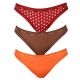 CALVIN KLEIN FIGI DAMSKIE 3-PACK BIKINI