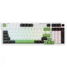 REDRAGON K686WBG-RGB-MAX Eisa Max klawiatura USB + RF Wireless + Bluetooth Biały, Czarny