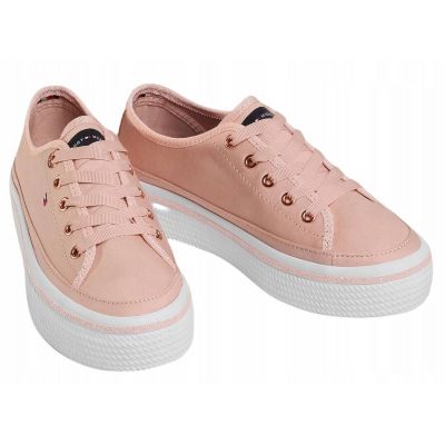 3. Buty Tommy Hilfiger Glitter Detail Flatform Sneaker W FW0FW05013