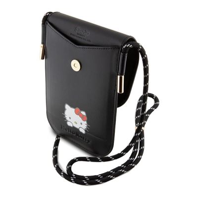 5. Torebka Hello Kitty Leather Daydreaming Cord - czarna