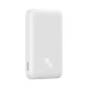 5. Powerbank Baseus Magnetic Mini Air PPCXM06A 6000mAh 20W z kablem Simple Series USB-C - biały