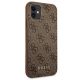 4. Etui Guess 4G Metal Gold Logo na iPhone 11 / Xr 6,1" - brązowe
