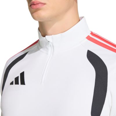 11. Bluza męska adidas Tiro 26 League Training Top biało-czarno-czerwona KR0371