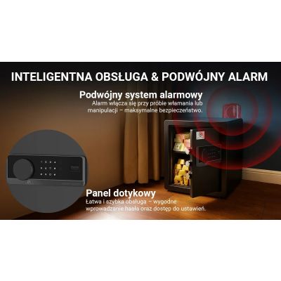 Extralink Lock Star A6-25 | Sejf elektroniczny | na kod