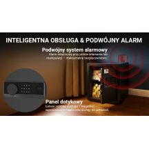 Extralink Lock Star A6-25 | Sejf elektroniczny | na kod