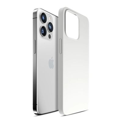 8. Etui 3mk Hardy Silicone MagCase na iPhone 14 Pro Max - białe