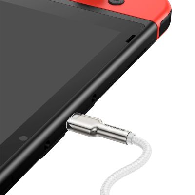 6. Kabel Baseus Cafule Series Metal Data USB-C / USB-C PD QC SCP 100W 5A 1 m - biały