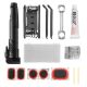8. Zestaw narzędzi Wozinsky WMZ-01N multitool rowerowy 16w1 pompka klucze zestaw do dętek - czarny