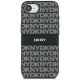 3. Etui DKNY Repeat Texture Pattern with Tonal Stripe na iPhone 16e - czarne