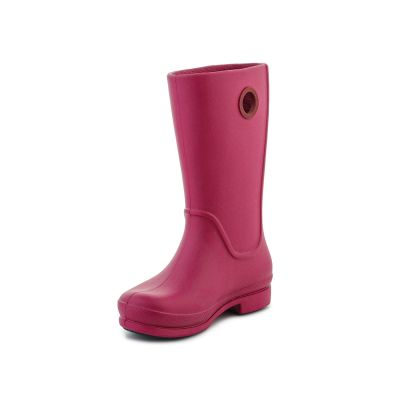3. Crocs Wellie Rain Boot Girl 50004-00209 Pomegranate