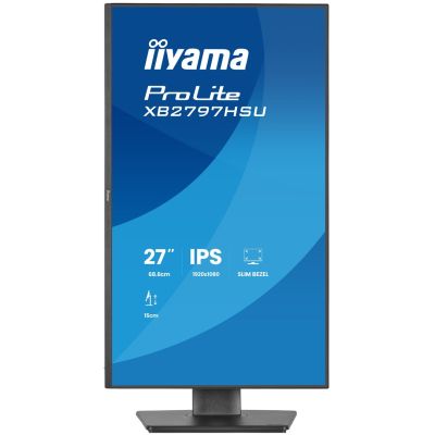 23. iiyama ProLite XB2797HSU-B1 monitor komputerowy 68,6 cm (27") 1920 x 1080 px Full HD LED Czarny