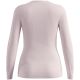 Koszulka termoaktywna z długim rękawem damska Odlo ACTIVE WARM BL TOP crew neck l/s różowa