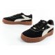 8. Puma buty sportowe damskie trampki Carina 3.0 skórzane czarne modne