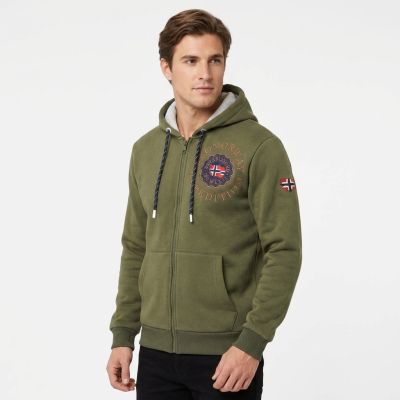8. Bluza Geographical Norway Geganto DB 100 M WZ3028H/GN-Kaki