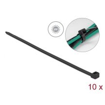 DeLOCK Trytyka odporna na ultrafiolet, D 1220 x S 9,0 mm czarna, 10 szt.