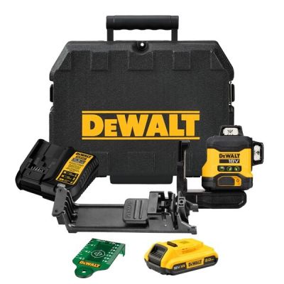 3. DeWALT DCLE34031D1-QW niwelator obrotowy Niwelator liniowy 40 m