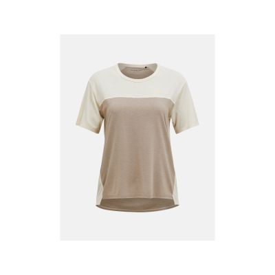 Koszulka PEAK PERFORMANCE W Trail Wool Blend SS beżowy