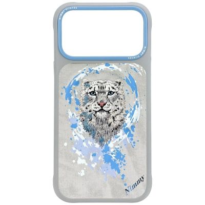 Etui Nimmy Pantera MagSafe na iPhone 17 Pro -jasnoszare