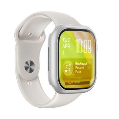 4. Etui ochronne AMAZINGTHING Minimal na Apple Watch Series 11 46mm - srebrne