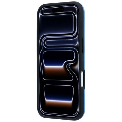 5. Etui BMW M Tire Track Metal Logo MagSafe na iPhone 17 Pro / 18 Pro - niebieskie