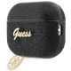 3. Etui Guess Glitter Flake 4G Charm na AirPods Pro 2 - czarne