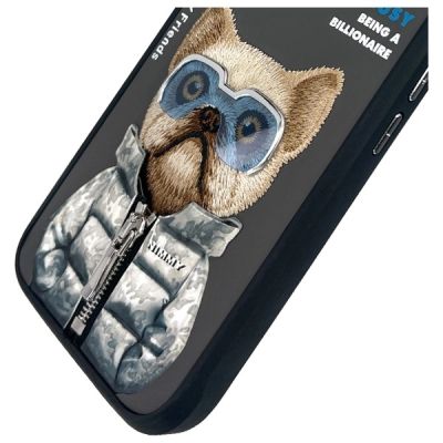 7. Etui Nimmy  Cool&Cute 2.0 Dog na iPhone 16 - czarne