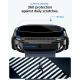 5. Etui Spigen Rugged Armor + Szkło hartowane 9H na Apple Watch Ultra 49 mm - czarne matowe