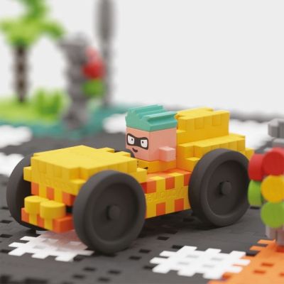 5. Klocki konstrukcyjne Marioinex Mini Waffle - City: Ulica, 280 elementów