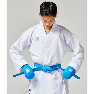 9. Rękawice do Karate - Mitts 2 BLUE WKF | MOOTO
