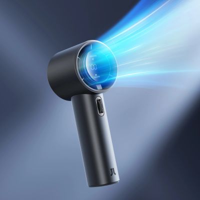 3. Mini dmuchawa Jisulife Handheld Fan Pro1 S 5000mAh FA53PRO przenośny wiatraczek wentylator USB metalowy - ciemnoszary